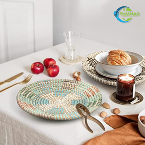 Meilleure vente!!! Décor de panier suspendu tissé à la main écologique de haute qualité et à prix abordable napperons uniques personnalisés - Product Image 4