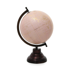 Llamativo globo decorativo en metal de estilo antiguo para decoración de estudio de habitaciones vintage o elegante Ajuste de oficina ejecutiva - Product Image 3