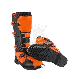 รองเท้าบูทหนังขี่มอเตอร์ไซค์รองเท้าระบายอากาศสำหรับขับขี่มอเตอร์ไซค์ - Product Image 4