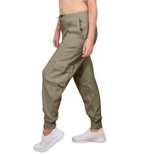 Pantalon cargo pour femme Taille élastiquée Joggers Pantalons longs Bas décontractés - Product Image 2