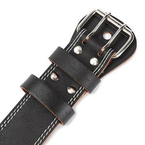 Ceinture de musculation unisexe en cuir de vachette robuste et antidérapante, personnalisable, modèle 2026 – Le meilleur équipement de force athlétique à un prix abordable - Product Image 4