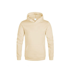 En blanco 400 GSM 100% algodón Fleece Heavyweight Sweat suit logotipo personalizado chándal mejor calidad sudaderas con capucha y Jogger Set para hombres - Product Image 5