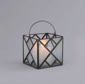 Lanterne à bougie en fer décorative de luxe, faite à la main, personnalisable, prix de gros, design classique, pour la décoration de Noël - Product Image 3