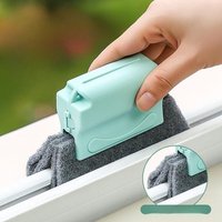 Nouvelle brosse de nettoyage pour les coins morts des fenêtres, brosse de nettoyage en microfibre pour le lavage des fenêtres