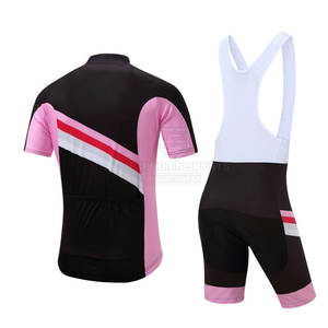 ชุดเครื่องแบบปั่นจักรยานผ้าโพลีเอสเตอร์100% ระบายอากาศได้ดีดีไซน์ตามสั่งเป็นมิตรกับสิ่งแวดล้อม - Product Image 2