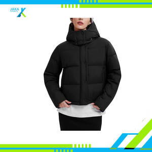 Chaqueta Bomber Corta de Algodón, Ligera, Transpirable, Plegable, Abrigo con Capucha para Invierno, Ropa de Abrigo para Viajes - Product Image 5