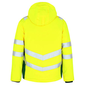 Chaquetas de Trabajo Personalizadas de Softshell Impermeables de Alta Visibilidad con Cinta Reflectante para Construcción y Seguridad - Product Image 6
