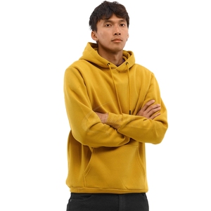 Sweat à capuche oversize uni pour homme, personnalisable avec logo, 100 % coton, streetwear décontracté, hiver, vente en gros - Product Image 2