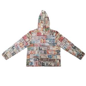 Venta caliente personalizado tapiz cordón Sudadera con capucha sublimación en blanco hombres sudaderas con capucha - Product Image 5