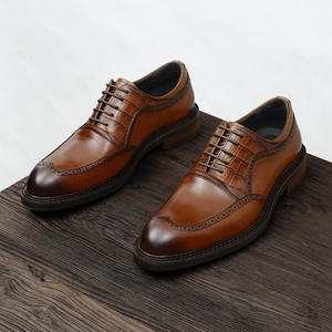 Zapatos Formales de Lujo con Textura de Cocodrilo y Soporte de Arco de Alta Gama, Zapatos de Negocios para Hombre, Zapatos de Cuero - Product Image 2