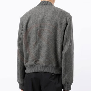 STYLEGRAM WEARS High Quality Youth <b>Football</b> Lettermen Jacket Custom Plain Fashion Breathable Polyester/Cotton High Street - Product Image 4