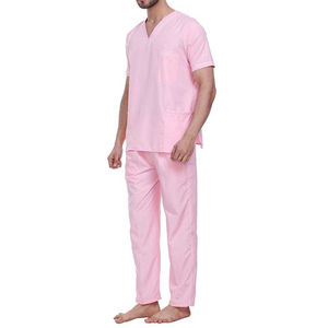 Ensemble de gommage col en V unisexe en vente chaude personnalisable costumes de gommage d'allaitement en coton spandex avec logo uniformes d'hôpitaux OEM - Product Image 2