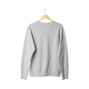 Sudadera de cuello redondo de punto de algodón de gran tamaño liso Jacquard Pull impresión personalizada LOGO XS tamaño diseñador OEM ODM suéter de hombre otoño - Product Image 5