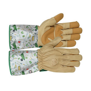 Gants de sécurité en cuir tricoté sans couture à usage industriel pour le travail quotidien dans les jardins du Pakistan - Product Image 2