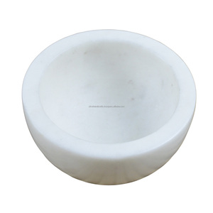 Cuenco para servir con diseño de mármol natural único, frutas secas, cuencos decorativos para frutas, centro de mesa de piedra Natural gris pulido - Product Image 6