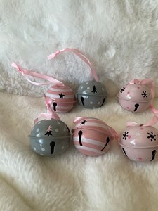 เครื่องประดับโลหะชุบสังกะสีสีเงินสำหรับต้นคริสต์มาส,เครื่องประดับตกแต่งผนังบ้านปีใหม่ทำในประเทศอินเดีย - Product Image 6