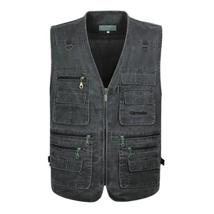 Spring New <b>Men</b> Outdoor Casual <b>Vest</b> <b>Men</b> Solid Breathable Multi-Pocket Photography Fishing <b>Vest</b> Jacket High Quality jacket <b>for</b> <b>men</b> - Product Image 2