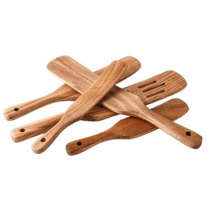 Juego de Utensilios de Cocina de Madera Ecológica Hechos a Mano de Alta Calidad, Color Natural Moderno, Tamaño Personalizable, Incluye Variedad de Utensilios y Cucharas - Product Image 4