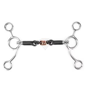 บิตขี่ม้าคุณภาพสูง ทำจากสแตนเลสอย่างดี สภาพใหม่ ปากบิตโค้งต่ำ พร้อมห่วงหลวม  ขายส่ง - Product Image 5