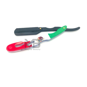 Maquinilla de hoja de afeitar recta plegable de acero inoxidable profesional de diseño clásico mango de bambú de un solo borde 2025 superventas MOQ bajo - Product Image 6