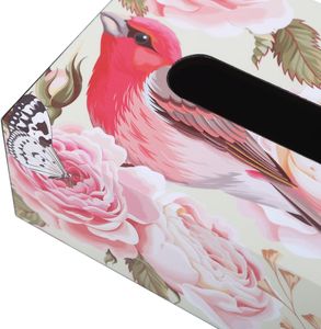 Caja de pañuelos de madera Granja Jardín Hogar Tienda Pañuelos o Servilletas Interior y exterior MDF Esmalte Decoración para sala de estar POR HF CRAFTS - Product Image 5