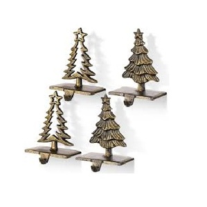 Les porte-bas de Noël Wenfome ont utilisé le design classique bonhomme de neige, flocon de neige, renne et pin. - Product Image 2