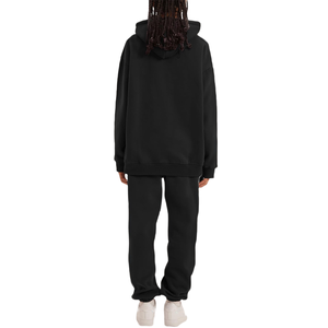 Survêtement pour femmes tendance de haute qualité en gros, à épaules tombantes, vêtements de rue, surdimensionné, survêtement en molleton épais pour femmes - Product Image 2