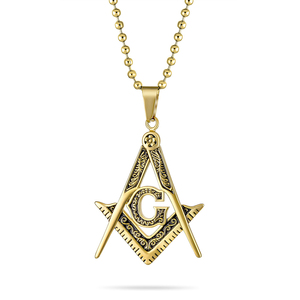 <b>Gold</b> Masonic Past Master Jewel Pendant <b>Medallion</b> Officer Masonic Regalia Collar Jewels COLLAR JEWEL <b>GOLD</b> NEW - Product Image 3