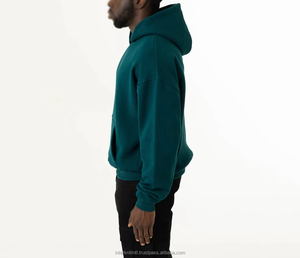 Meilleur prix – Nouveau style – Sweat à capuche respirant en polaire polyester/coton pour homme – Couleur unie – Qualité supérieure – Collection Hiver - Product Image 5
