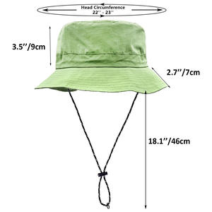 Chapeaux seau d'extérieur personnalisés avec logo personnalisé imprimé broderie été mode protection solaire OEM approvisionnement d'usine - Product Image 6