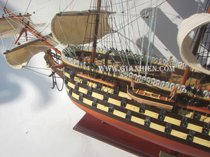 Gia Nhien, diseño personalizado del fabricante, modelo de artesanía, barco de alta calidad USS PENNSYLVANIA, barco alto, MOQ bajo, pintado náutico - Product Image 3