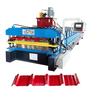 Machine à double couche pour tôles de toiture trapézoïdales TR4 et TR5, conception personnalisée populaire au Pérou - Product Image 1