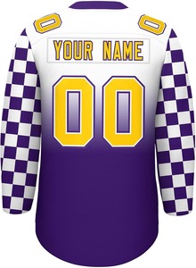 Wholesale Custom <b>Ice</b> Hockey Jersey OEM Factory Price Durable Polyester Sublimation Quick Dry Breathable Teamwear Uniform - Product Image 5