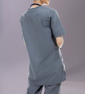 Performance Manufacturer Medical Scrub Front <b>Nurse</b> Uniforms Custom Unisex Clinical Hospital Uniforms Polyester Spandex Scrubs - Product Image 6