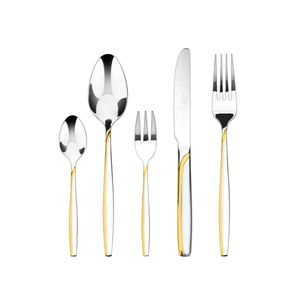 Diseño tradicional juego de cubiertos de acero inoxidable vajilla boda evento cubiertos cena cuchillo cuchara tenedor hogar restaurante Decoración - Product Image 6