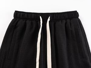 Pantalon de survêtement pour homme, taille mi-haute, style streetwear, 100% coton, logo brodé, décontracté, ample, taille élastique, séchage rapide, écologique - Product Image 2
