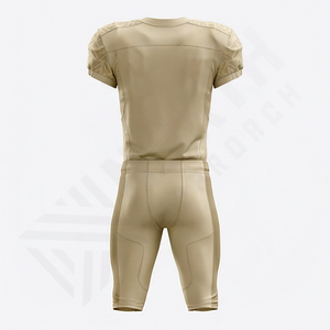 Meilleur design Uniforme de football américain pour hommes Manches courtes Personnalisable Antibactérien Respirant Vêtements de sport de haute qualité - Product Image 2