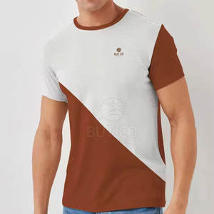 เสื้อยืดผู้ชายผ้าฝ้าย 100% ขายดี สวมใส่สบาย สไตล์สตรีทแวร์ ผลิตจากโรงงาน ระบายอากาศได้ดี รับผลิตตามแบบ OEM คุณภาพสูง - Product Image 2