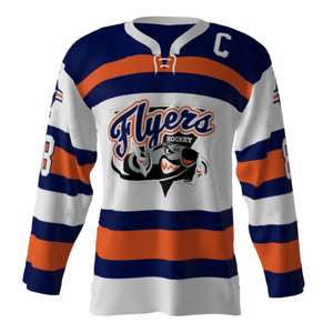 Jersey de hockey sobre hielo transpirable construido con tecnología de tela avanzada para un movimiento máximo - Product Image 1