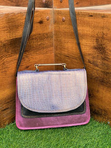 Nouvel arrivage de sacs à bandoulière en cuir véritable fait à la main à motif crocodile sac à bandoulière en cuir de luxe de style occidental pour femmes - Product Image 4