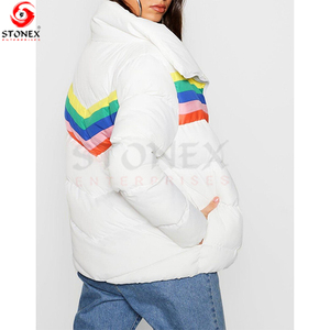 Chaquetas Acolchadas para Mujer al por Mayor, Excelente Calidad, Diseño de Punto de Algodón, Impermeables, Transpirables, Tallas Grandes, OEM/ODM Disponible - Product Image 4