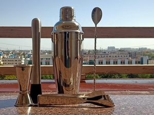 ชุดบาร์โลหะหรูหรา108-12ชิ้นชุดเชคเกอร์คอกเทลที่ทันสมัยพร้อมคอลเลกชันเครื่องทำจากบาร์ระดับพรีเมียม - Product Image 6