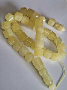 Tasbih en résine style ange, 33 perles turquoise, éco-responsable, chapelet de prière musulman, compteur de tasbeeh, bijoux - Product Image 2