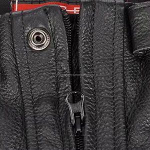 กางเกงมอเตอร์ไซค์หนังแท้สำหรับฤดูหนาว ไซส์ใหญ่ สั่งตัดได้ พร้อมอุปกรณ์ป้องกันมอเตอร์ครอส กันน้ำและระบายอากาศได้ดี ขายส่ง - Product Image 3