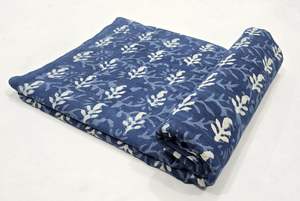 ผ้าฝ้ายเนื้อผ้าระบายอากาศได้ดีจาก100% ผ้าฝ้ายทำมือพิมพ์ลายบล็อกเป็นมิตรต่อสิ่งแวดล้อมแบบดั้งเดิมมรดกทางวัฒนธรรม - Product Image 5