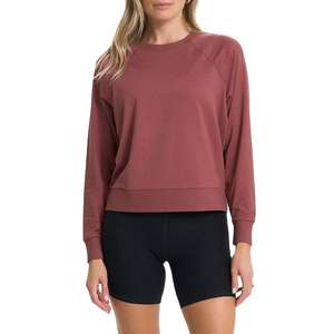 OEM 100% coton sweat pour femmes pull à col rond 2024 automne mode vêtements col rond femmes sweats à capuche chandails - Product Image 5