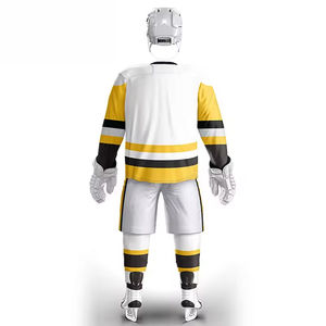 Professional-Made <b>Light</b> Weight Ice Hockey Uniform with Long Sleeves Custom Team <b>Name</b> Uniform Set for unisex with ODM OEM - Product Image 6