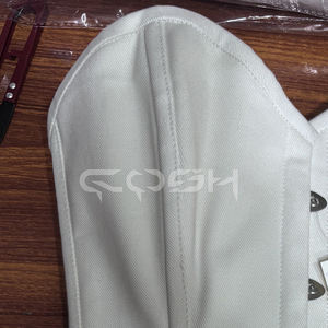 Corset en coton blanc à armatures en spirale, vente en gros, fabricant OEM pour robes de mariée et de demoiselles d'honneur - Product Image 3