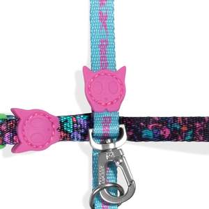 Reebok Aerobic <b>Pet</b> Harness <b>Leash</b> Set Solid Tactical Style Padded Ribbon Decoration Size XS XL Made Nylon Leather for Outdoor Use - Product Image 2