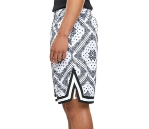 2025 vente en gros personnalisé sublimé de haute qualité hommes Hip Hop Style taille moyenne maille Shorts séchage rapide Shorts - Product Image 4